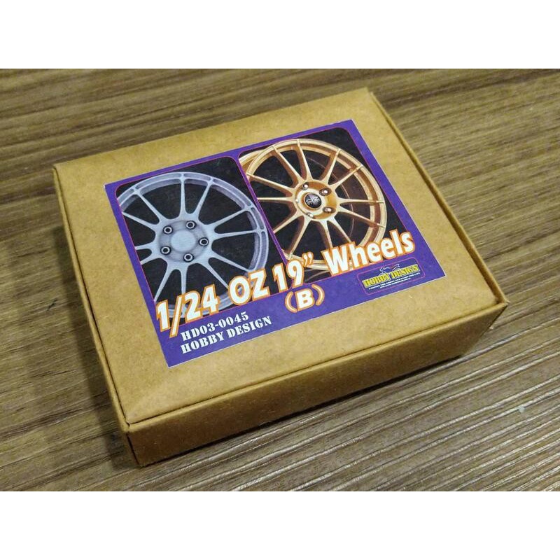【傑作坊】絕版品 最後一盒Hobby Design HD03-0045 1/24 19吋輪圈OZ