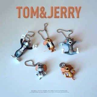經典卡通 湯姆貓與傑利鼠 湯姆貓 傑利鼠 鑰匙圈 公仔 模型 擺件 貓 鼠