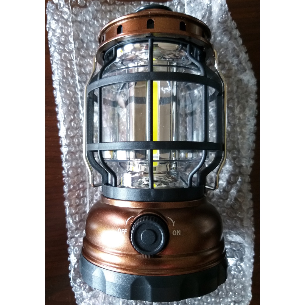 【F19】英國熊 LED 復古煤油造型 露營燈【 LI-034 電池式 無段式調光旋鈕 登山露營家用 全新現貨未使用】