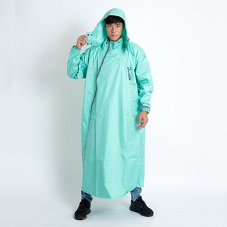 Outperform 奧德蒙 去去雨水走 君邁 brightday 雨衣 雙拉鍊 斜開 連身 風雨衣 D1 綠