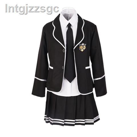 英倫風學院風校服套裝韓國中學jk制服女子中學生高中班服夏季套裝 蝦皮購物