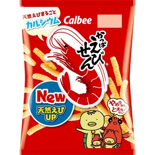 【日本零食】Calbee 卡樂比 日本人氣零食 原味蝦條 77g×14包