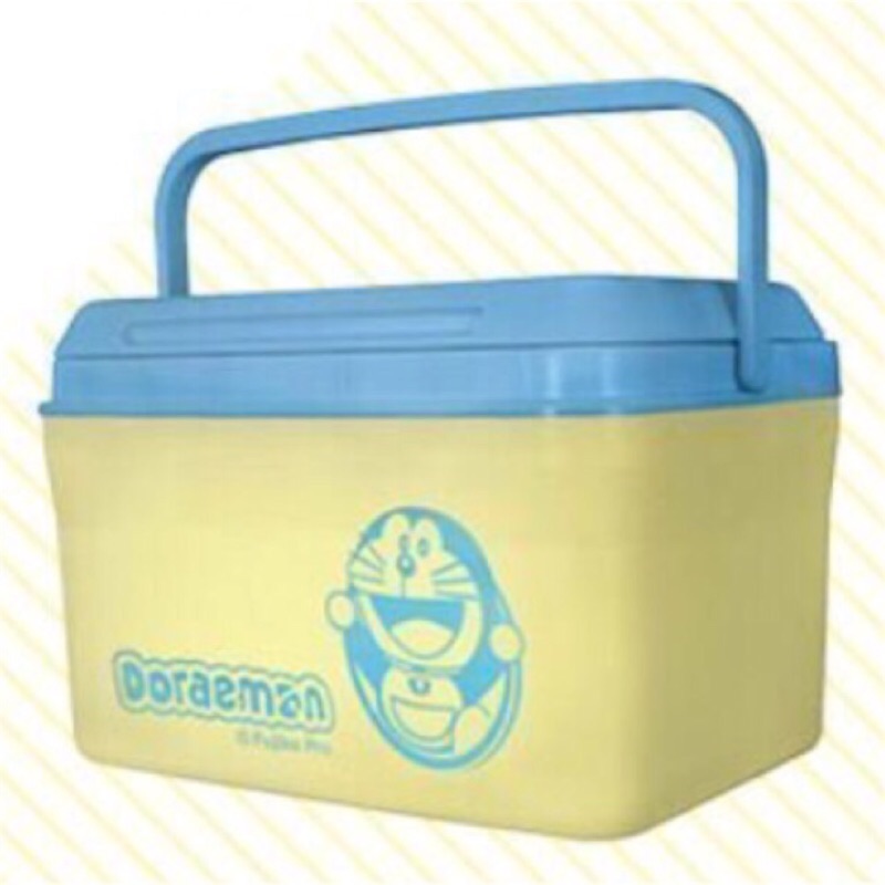 （黃色-穿透環款）Doraemon 哆啦a夢 小叮噹 戶外大冰桶 行動冰箱 保冷袋 保溫箱 露營 野餐 烤肉 7-11