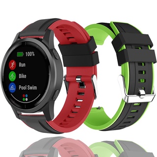 適用於Garmin 智慧手錶 Vivoactive 3 4 trainer music 錶帶 20mm 22mm 雙