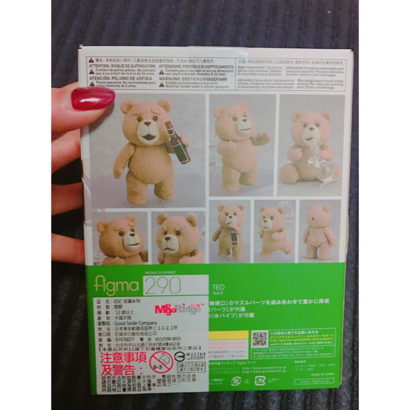 figma 290 熊麻吉🐻泰德Ted 全新未拆