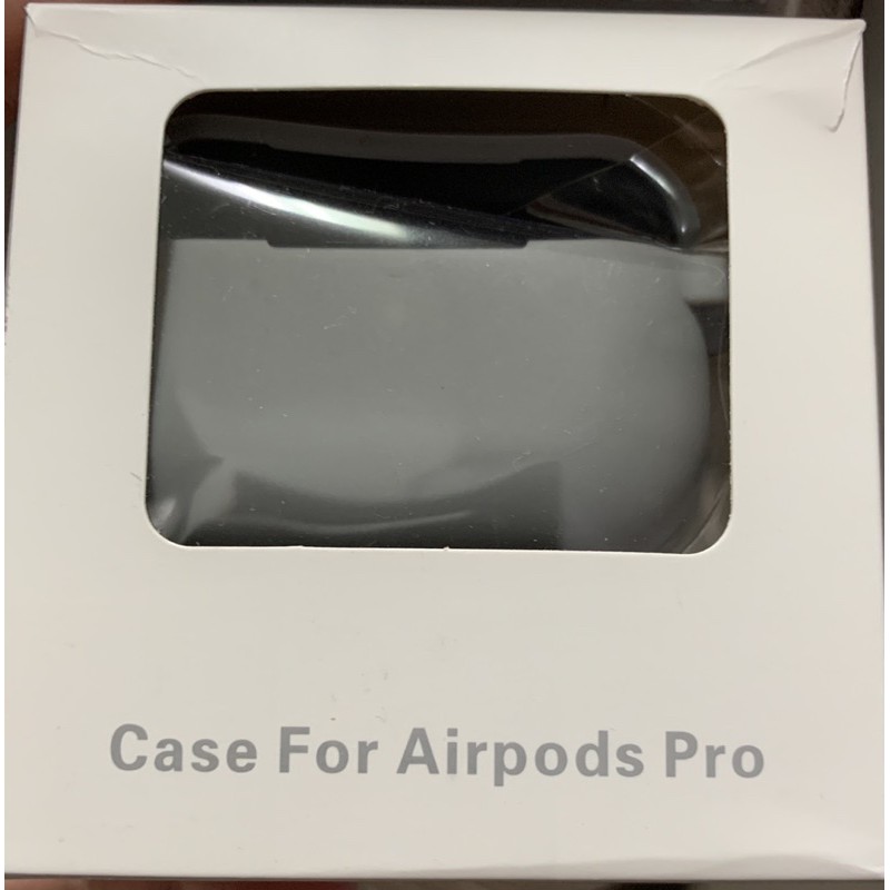 AirPods Pro藍芽耳機增厚保護套-附掛勾+防丟繩/深灰色