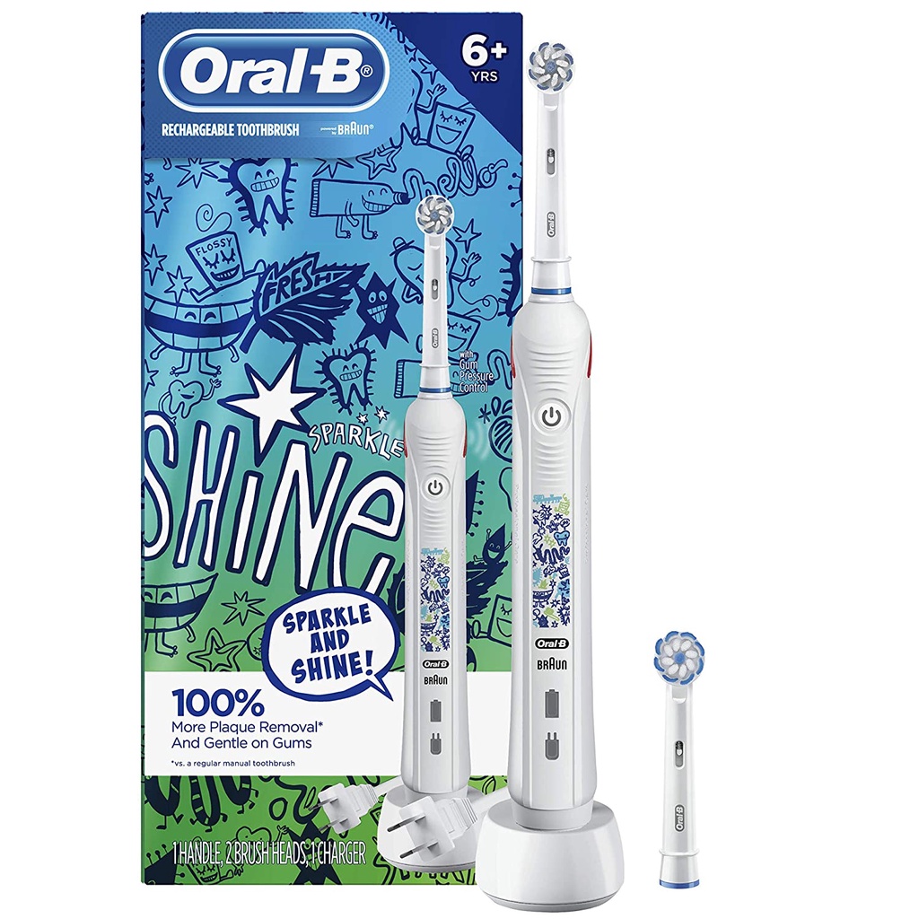 &lt;現貨&gt; 德國 歐樂B Oral-B  6歲以上 充電式 兒童電動牙刷星際大戰 刷頭 EB60