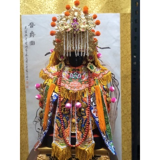 「華誠」披肩 雙鳳牡丹 天上聖母 媽祖 各女神專用 神明衣 神衣 配件
