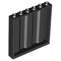 LEGO 樂高 黑色 1x6x5 貨櫃壁板 23405