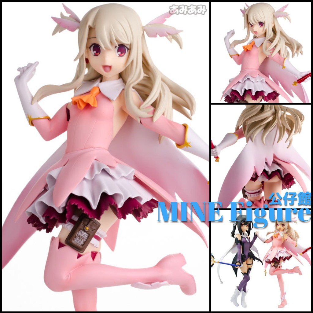 Mine公仔 日版fate 魔法少女伊莉雅furyu 伊莉雅可雙人牽手美遊小黑景品pvc D01 蝦皮購物