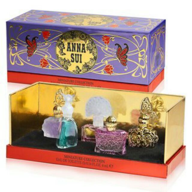 【ANNA SUI 安娜蘇】閃耀奢華迷你小香禮盒(4ml*5入)