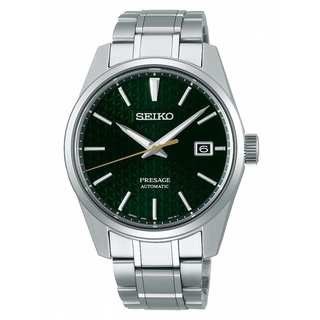 Seiko 精工錶6R35-00V0G(SPB169J1) PRESAGE 綠面盤刻紋工藝之美 (SK032)