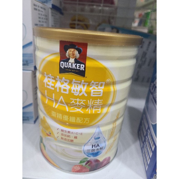 桂格 敏智HA 棗精優纖麥精 乳鐵蛋白麥精 700g