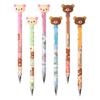 拉拉熊 懶懶熊 鬆弛熊 正版 立體大頭 自動鉛筆 自動筆 鉛筆 韓國製造 文具【你好商店】