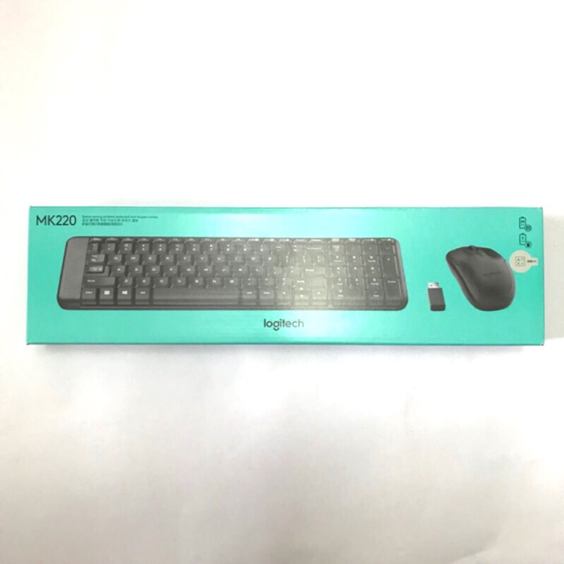 羅技 無線鍵鼠組 MK220 無線滑鼠鍵盤組 Logitech