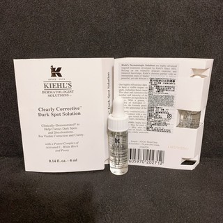 KIEHL’S 契爾氏 激光極淨白淡斑精華 4ml 效期2026 台灣公司貨美白精華 滴管瓶 kiehls 淨白淡斑精華