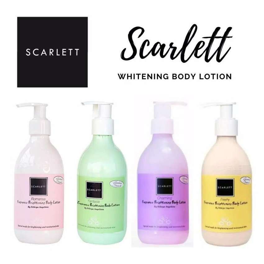 SCARLETT scarlet Body lotion Serum wajah Sabun muka Scrub 蝦皮購物