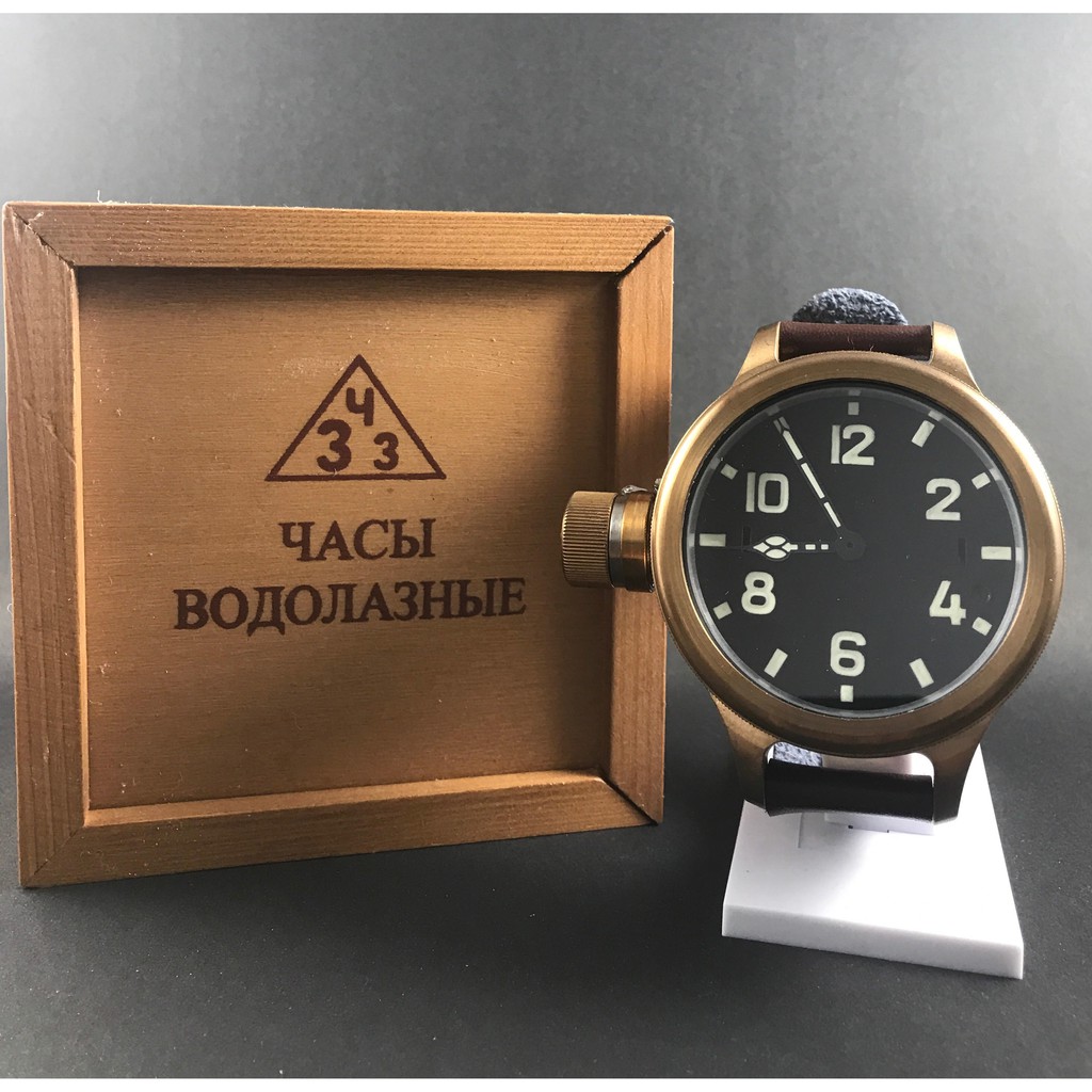 【史瓦特】日拉鬥烏-水鬼錶60mm青銅錶殼/手動上鍊機械錶(手工製潛水軍錶) / 建議售價:50000.