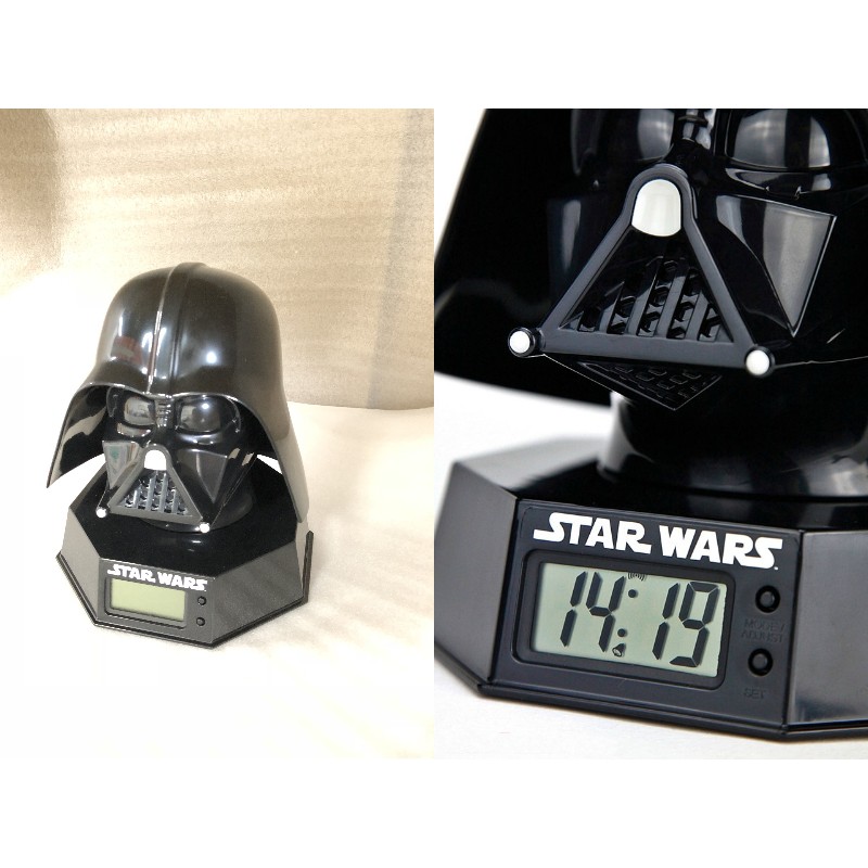 Star Wars 7-11 星際大戰經典傳奇 黑武士電子時鐘/白風暴兵LED夜燈 存錢筒