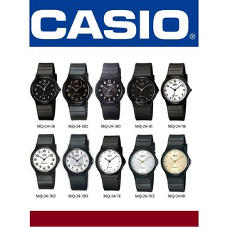 【天龜】CASIO 日系卡西歐薄型石英錶 MQ-24 BBB