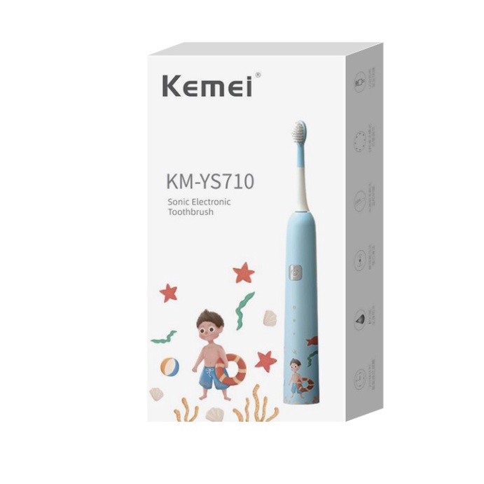 Kemei Km-YS710 嬰兒安全自動牙刷