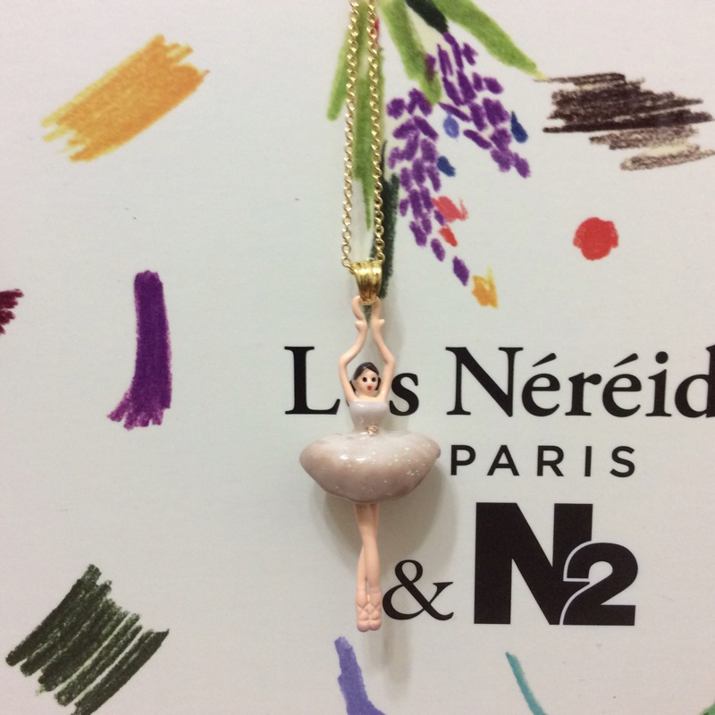 Les Nereides 裸膚/裸粉色 項鍊 芭蕾舞伶