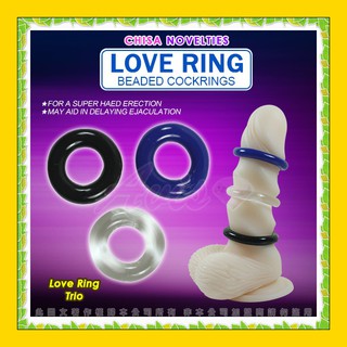 Love Ring-猛男增強鎖精三色環