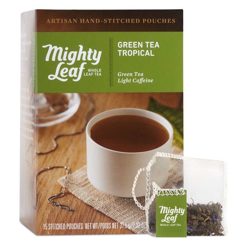 美國品牌【Mighty Leaf】純手工茶 熱帶綠茶 Green Tea Tropical 紅茶 綠茶 花草