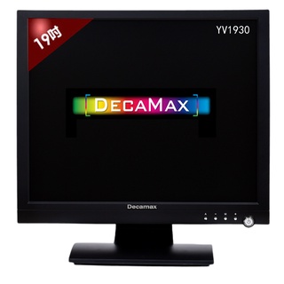 DecaMax 19吋 4:3 (5:4) 液晶螢幕/顯示器 YV1930 DVI+DP+VGA 台灣製造