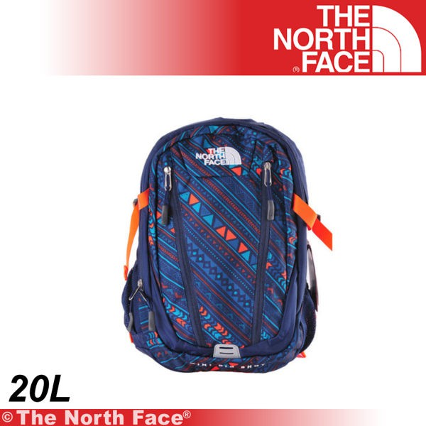 【The North Face 20L 13吋電腦背包《宇宙藍線條》】A3RV-U7L/筆電包/登山包/後背包/悠遊山水