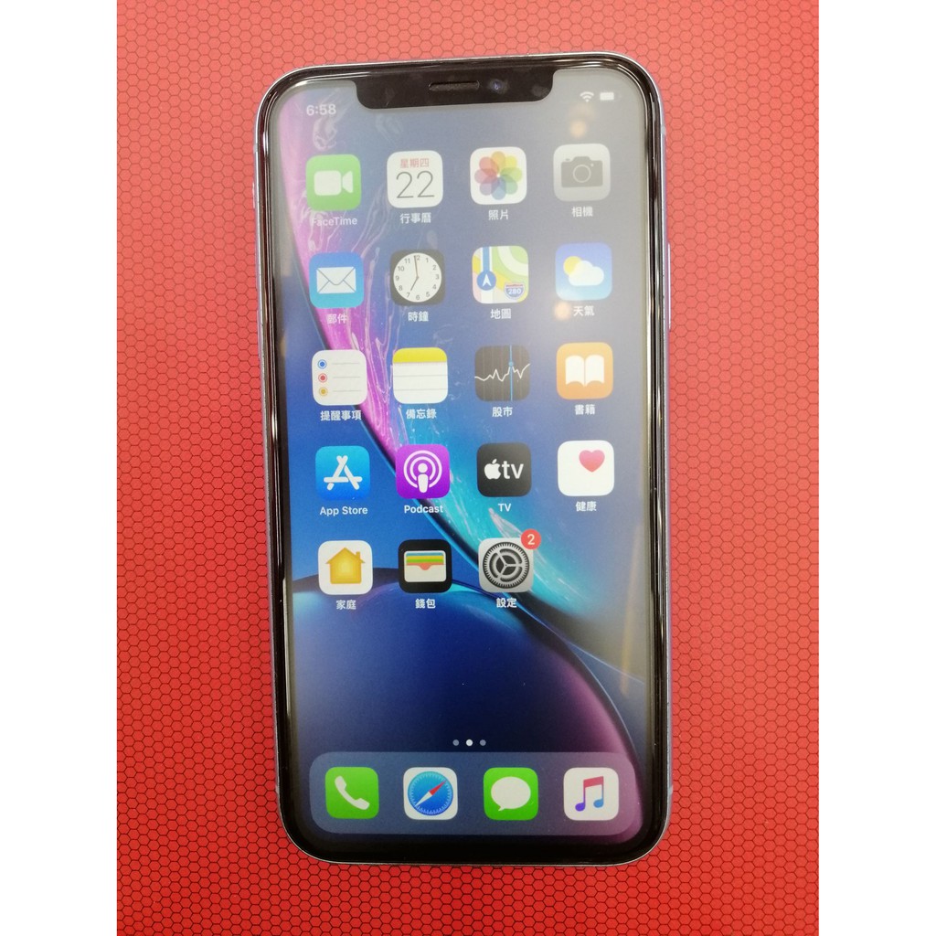 Apple iPhone XR 128G  6.1吋 藍色 有包膜!!! face id正常,非xs 256g 請看清楚