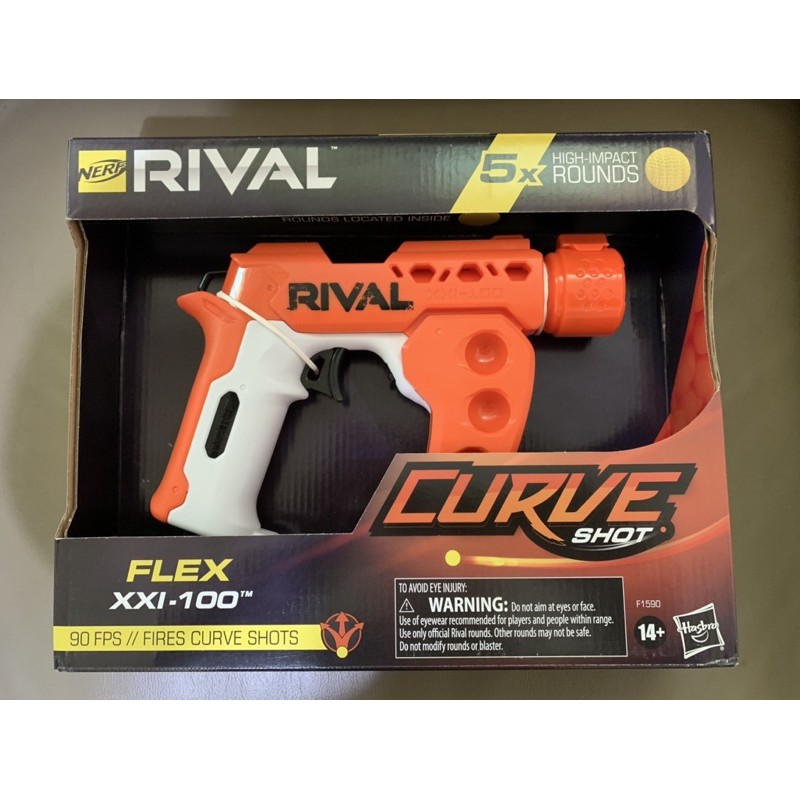 全新NERF Rival Curve Shot -- Flex XXI-100 球彈槍