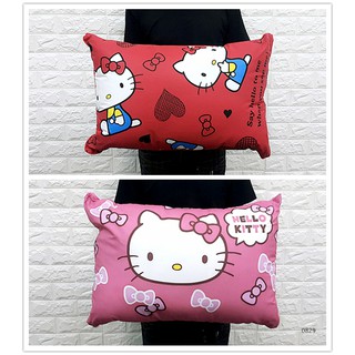 正版授權 hello kitty 中枕 雙人枕 兒童枕 三麗鷗