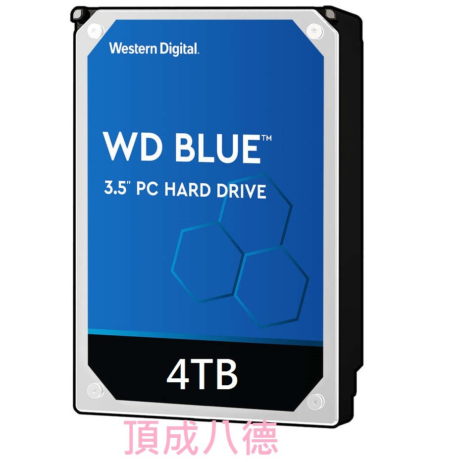 【現貨】 WD [藍標] 4TB 4T 3.5吋桌上型硬碟 WD40EZRZ WD40EZAZ WD40EZAX