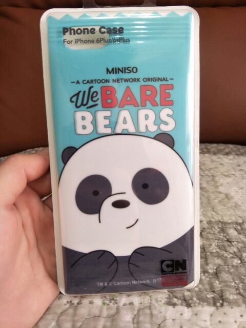 (現貨)咱們裸熊 We Bare Bears 三隻小熊 iPhone6、7 / plus 手機殼 MINISO