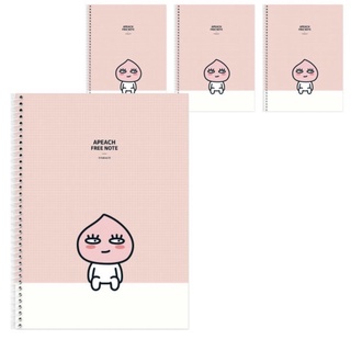 🌼正版Kakao Friends Apeach Icons 線圈空白筆記本 記事本 塗鴉本🌼