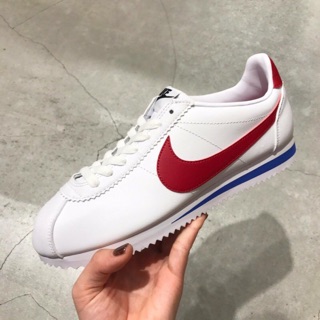 S.G NIKE CLASSIC CORTEZ 白藍紅 阿甘鞋 皮革 復古 休閒 慢跑 女鞋 男段 807471-103