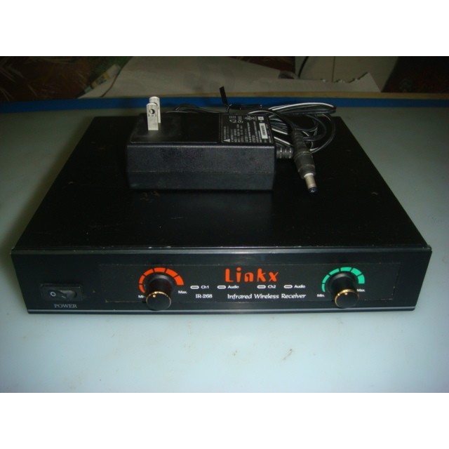 LINKX 家用/車用~無線麥克風**接收機**型號IR-268~附電源變壓器!