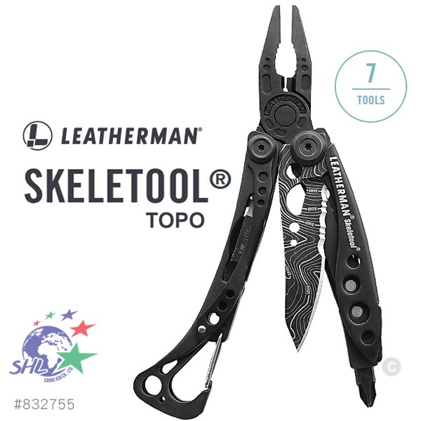 Leatherman Skeletool TOPO 工具鉗 / 等高線圖款 / 832755 【詮國】