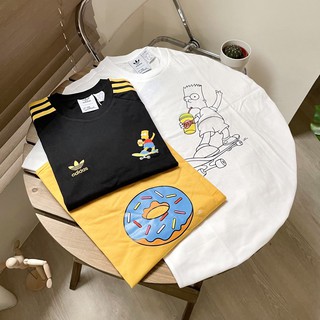 【KT USA】Adidas x The Simpsons 辛普森 LOGO 短T 三線短T 三款經典大LOGO