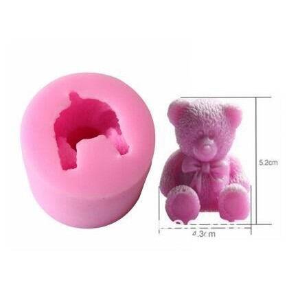 立體 小熊 矽膠皂模 3d  蠟燭 手工皂 皆可用 熊寶貝