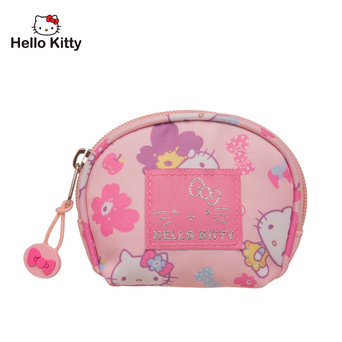 Hello Kitty 花漾樂園-貝殼零錢包-粉 KT01W03PK 零錢包