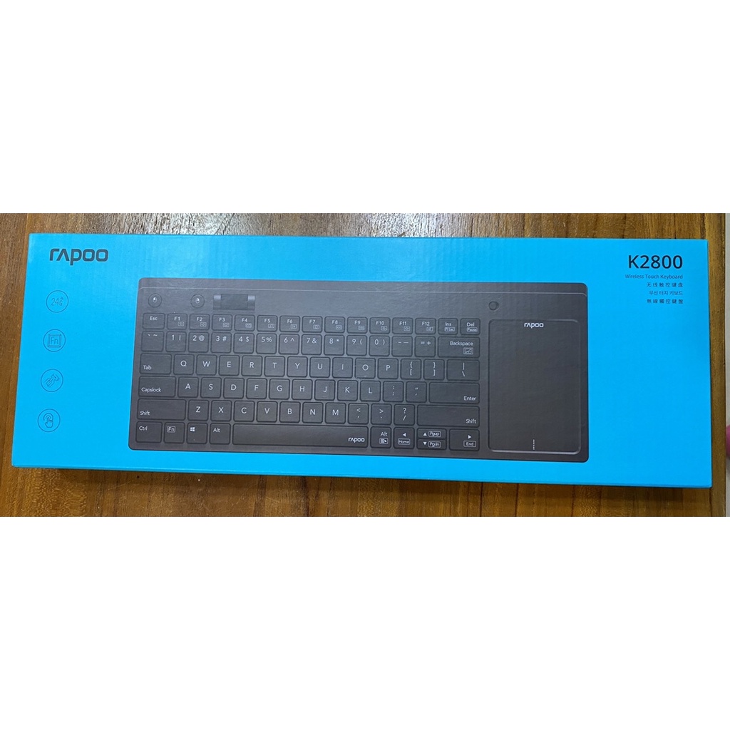 Rapoo雷柏K2800無線觸控鍵盤