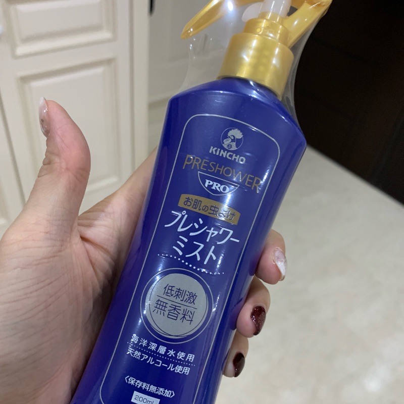 日本KINCHO 金鳥 PRESHOWER 防蚊噴霧 海洋深層水 200ml $199