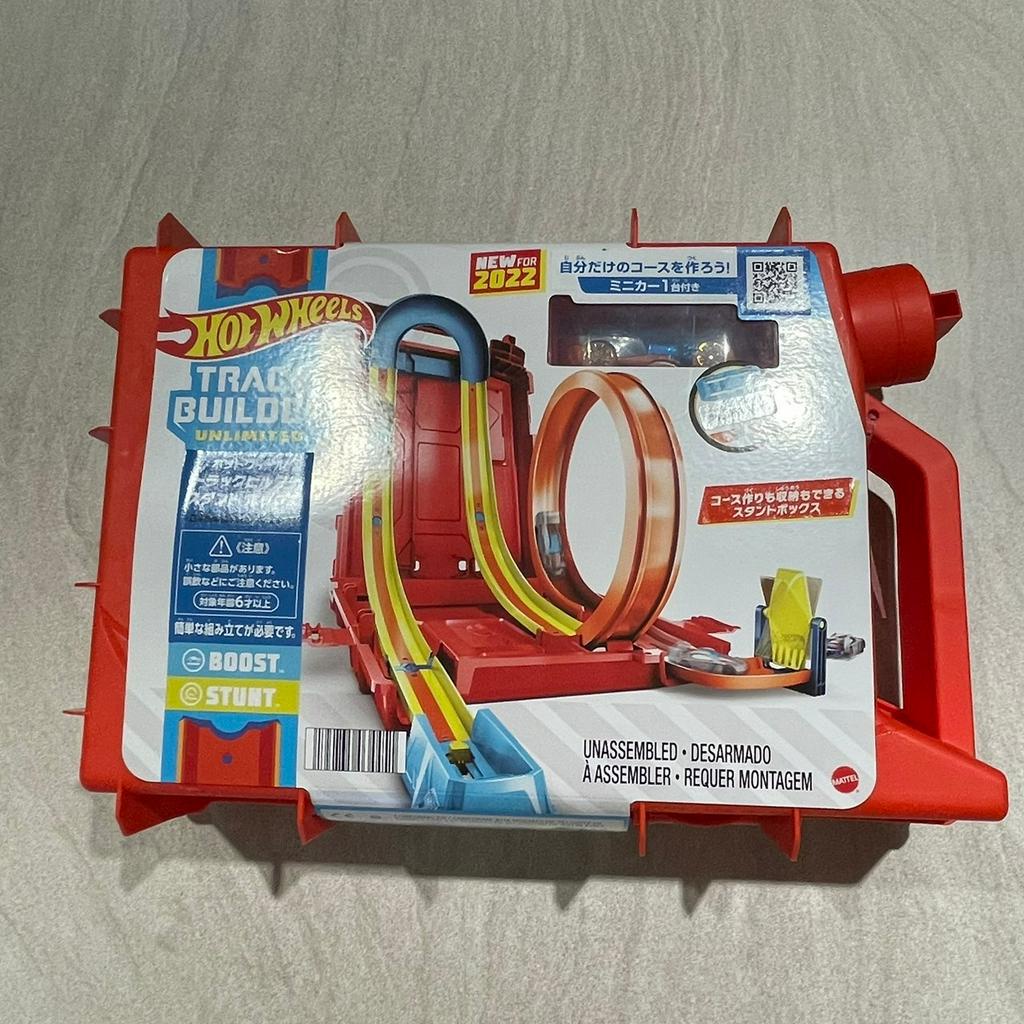 -胖達人-正版現貨有發票 Hot wheels 風火輪 賽道 彎道 環狀 美泰 軌道 汽油桶 加速器 行李箱 提箱