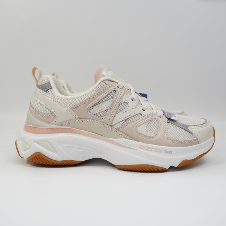 SKECHERS ENERGY RACER 女生款 休閒鞋 149371NTPK 老爹鞋 奶茶色