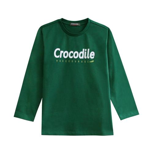 Crocodile Junior 『小鱷魚童裝』556423 彈性印花T恤 Ggo(G購)