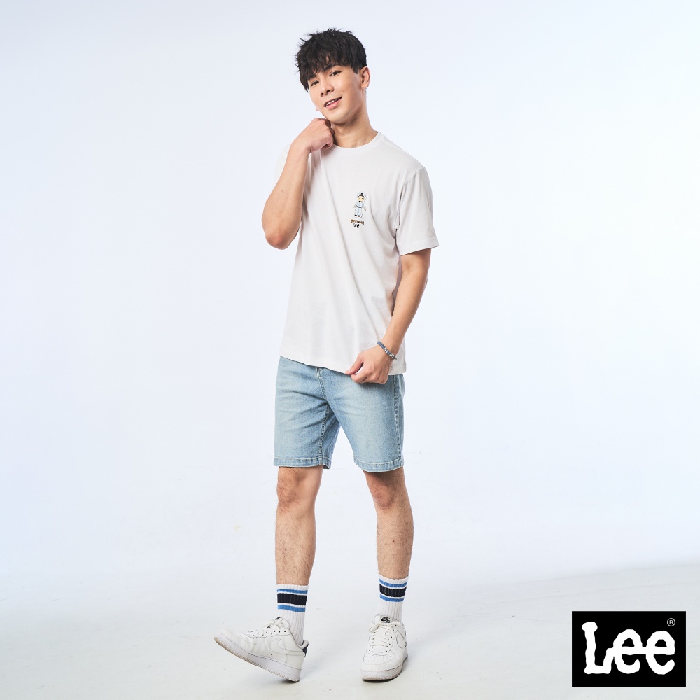 Lee 彈性牛仔短褲 男 Modern LL2101947RW