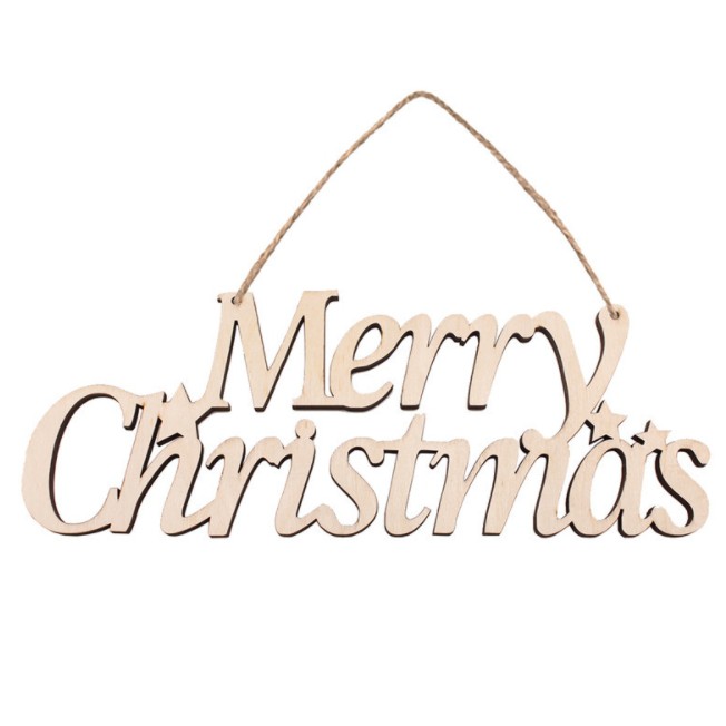 Merry Christmas 木質聖誕英文字牌吊飾聖誕佈置客製化佈置聖誕節聖誕禮物 蝦皮購物