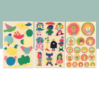 ▌AIUEO ▌ 和紙貼紙 Masking Seal /窗 訊息 人物